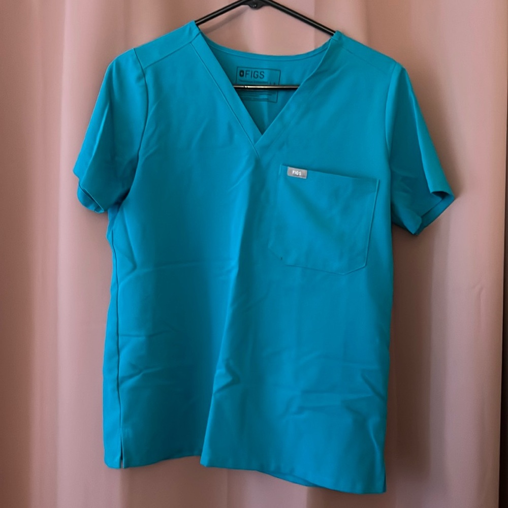 FIGS | Limited Edition TEAL Catarina One-Pocket | Size: SMALL